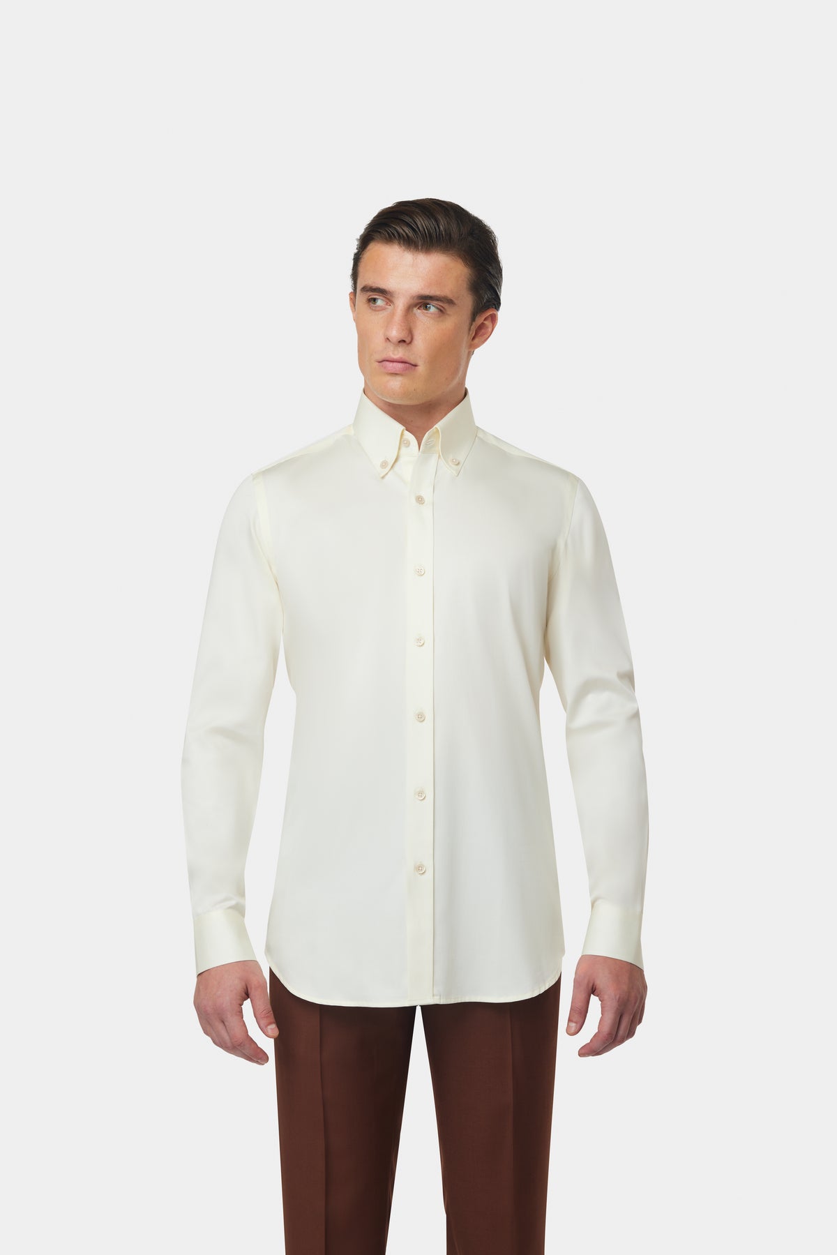 Cream GC Signature Twill Shirt