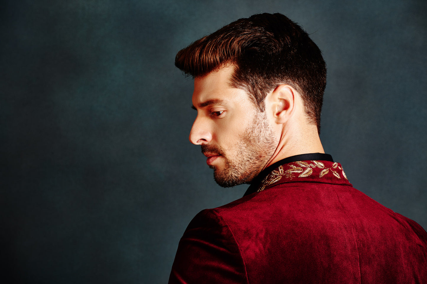 Velvet Embroidered Jacket
