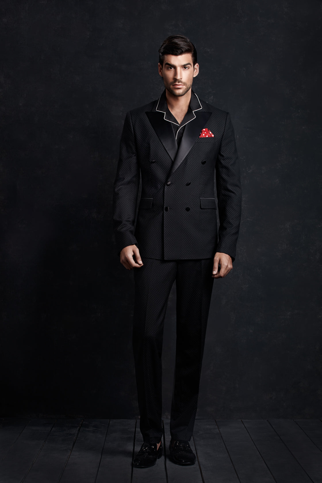 Cut & Sew Double Breasted Suit