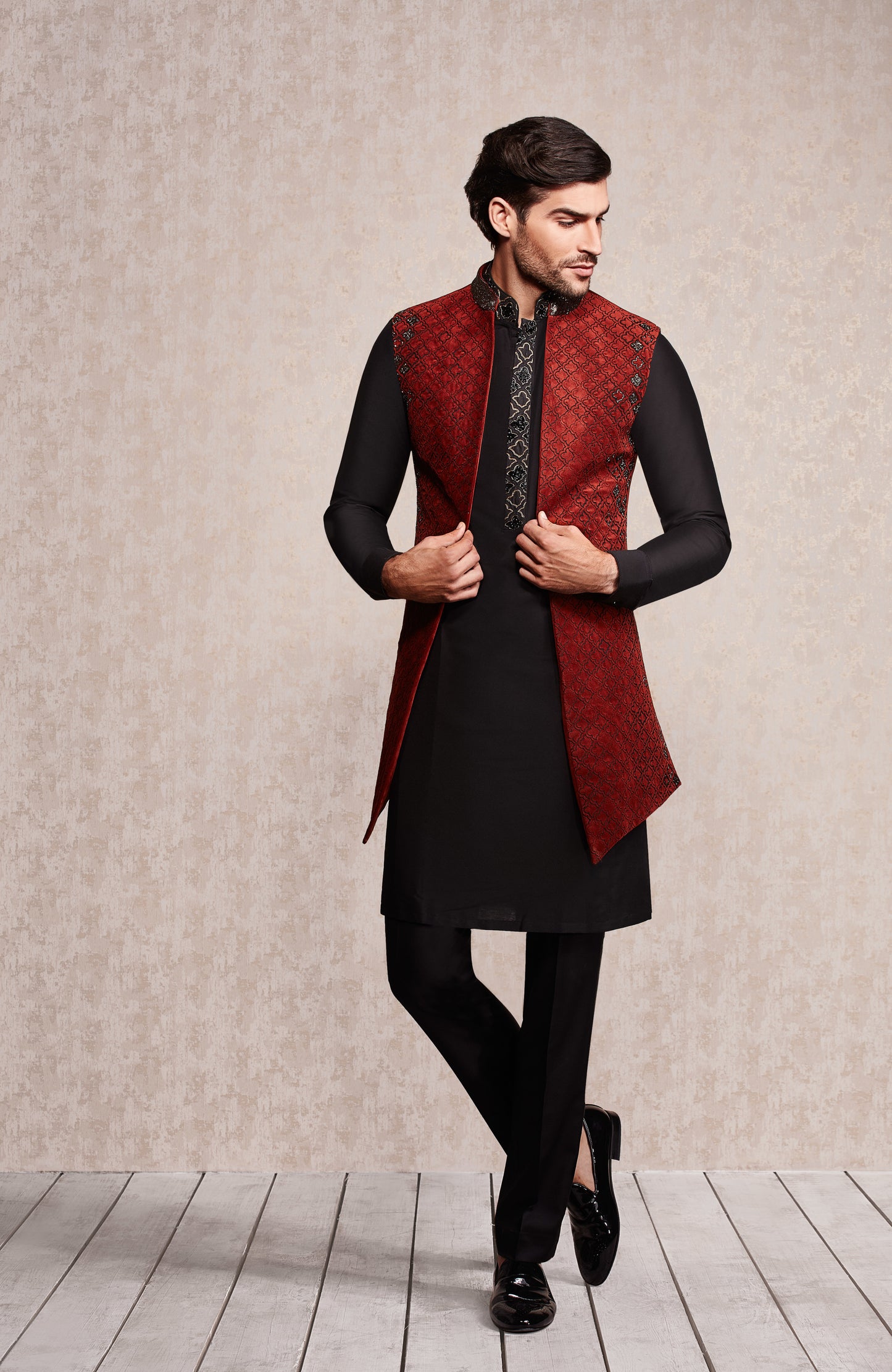 Light & shadow Long Bundi