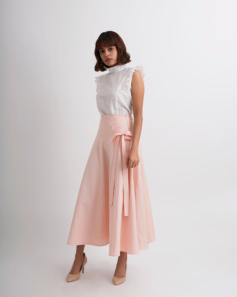 PEACHES 'N CREAM High Waisted Skirt