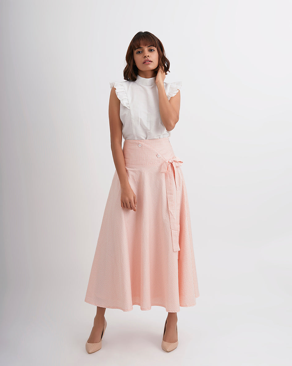 PEACHES 'N CREAM High Waisted Skirt