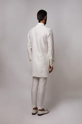 BB Asymmetric Kurta (white)