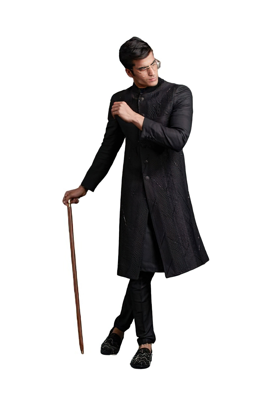Chevron Pintuk Sherwani