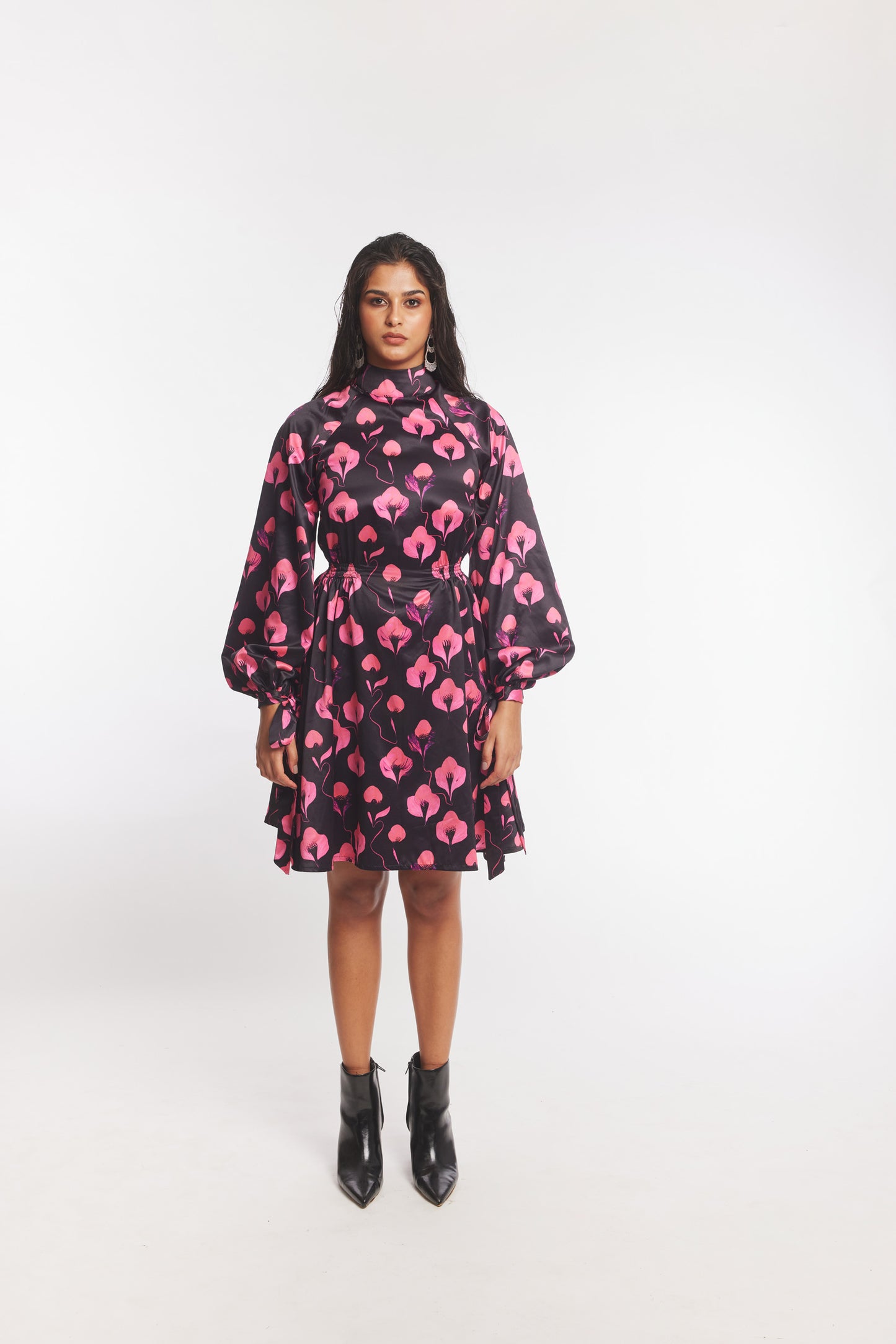 Iris Printed Smock Dress