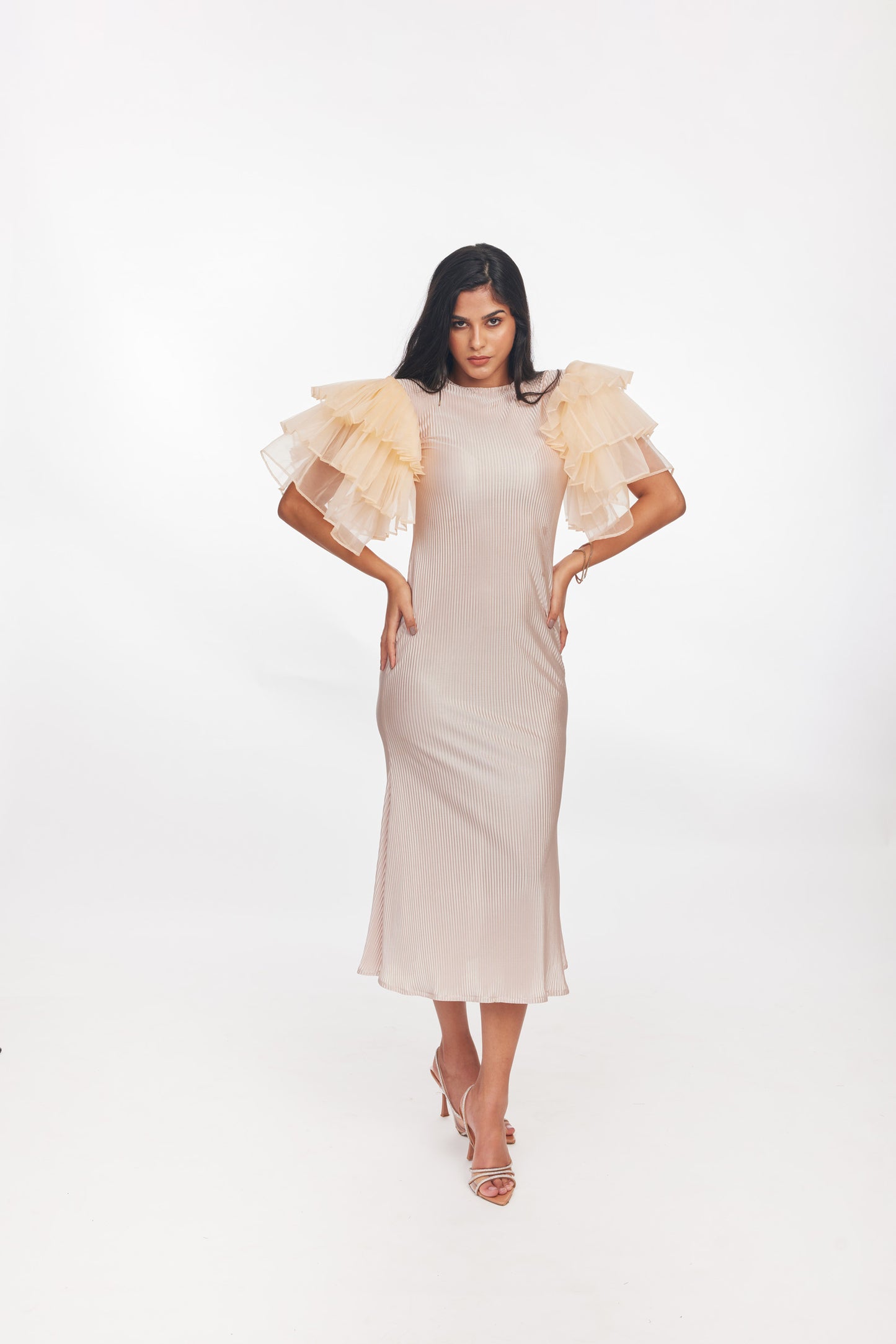 Eveyln Plisse Dress