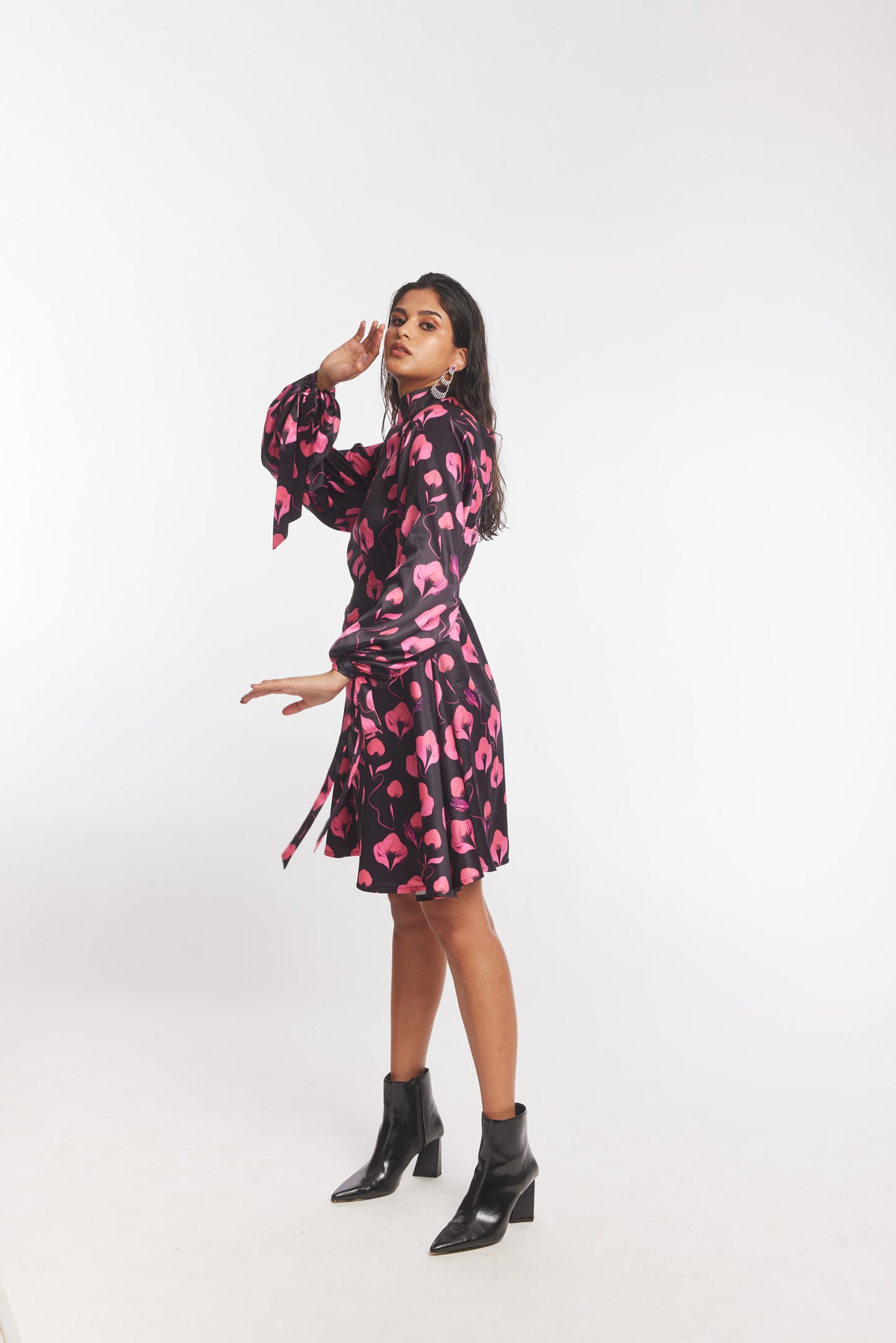 Iris Printed Smock Dress