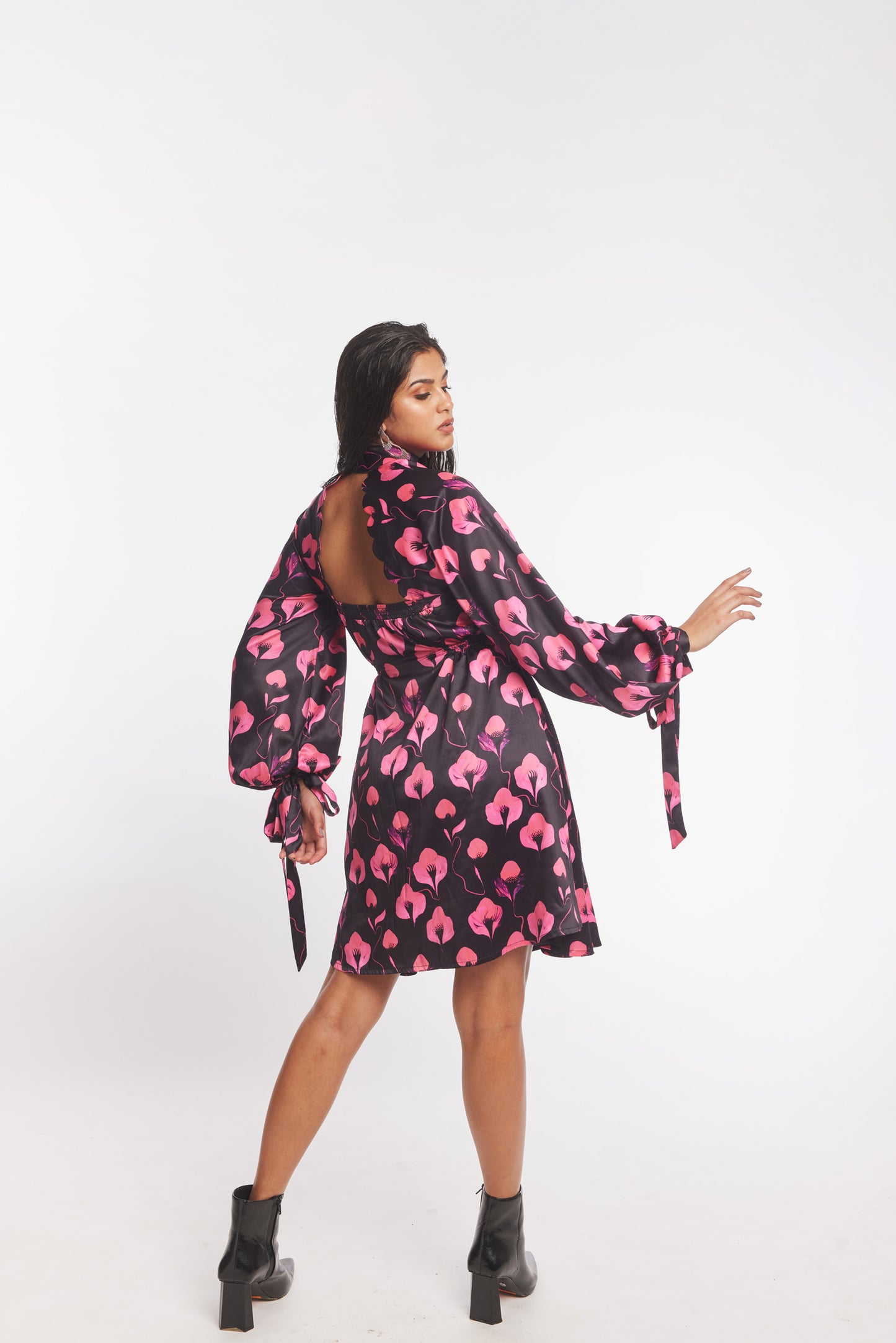 Iris Printed Smock Dress