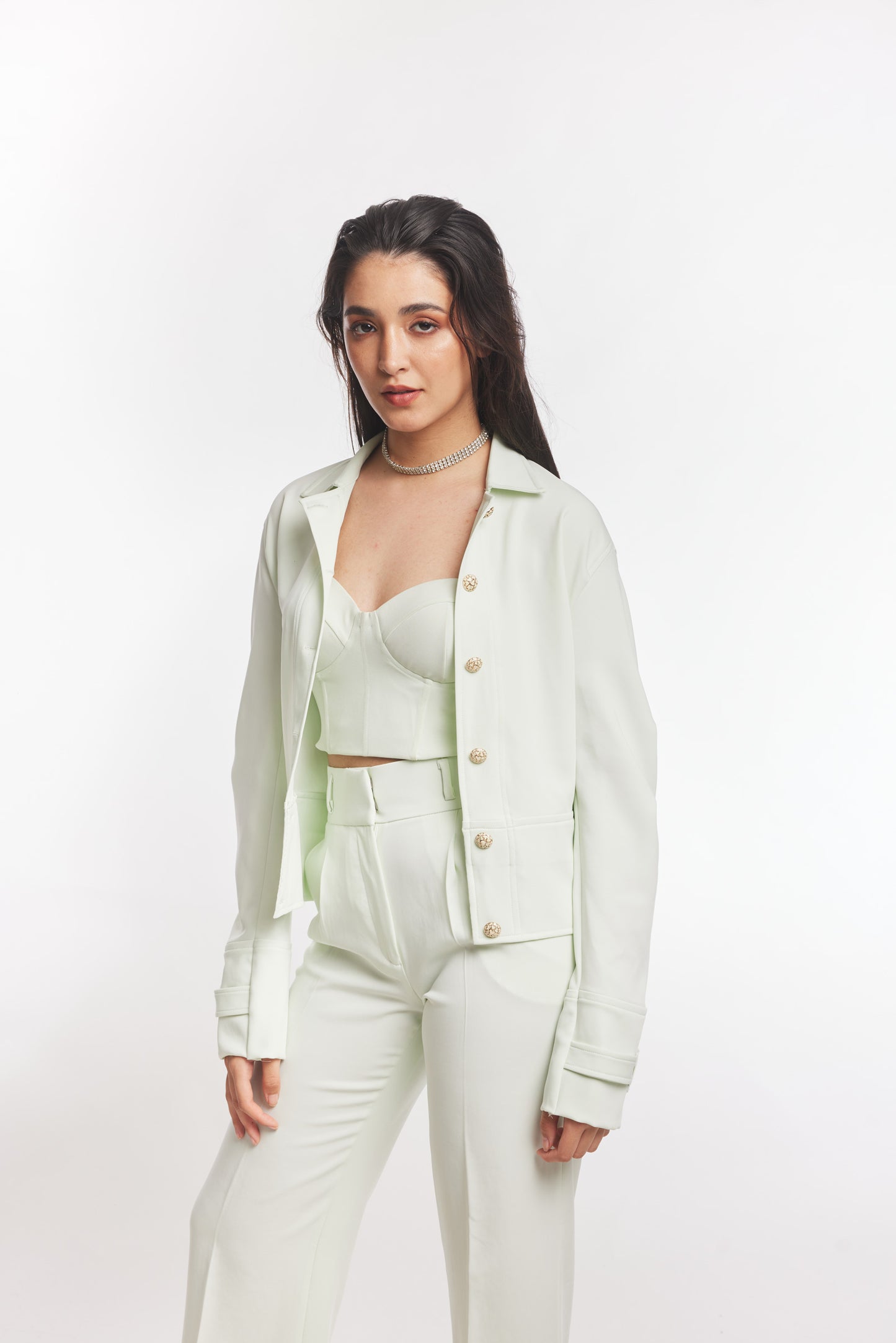 Emma Crop Shacket