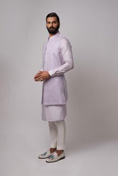 "Yugen Z bb" Piece dyed Embroidered Bundi