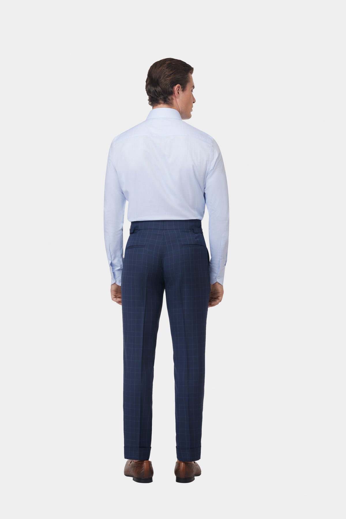 Blue Plaid GC Dress Pant