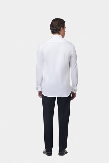 White GC Tuxedo Shirt