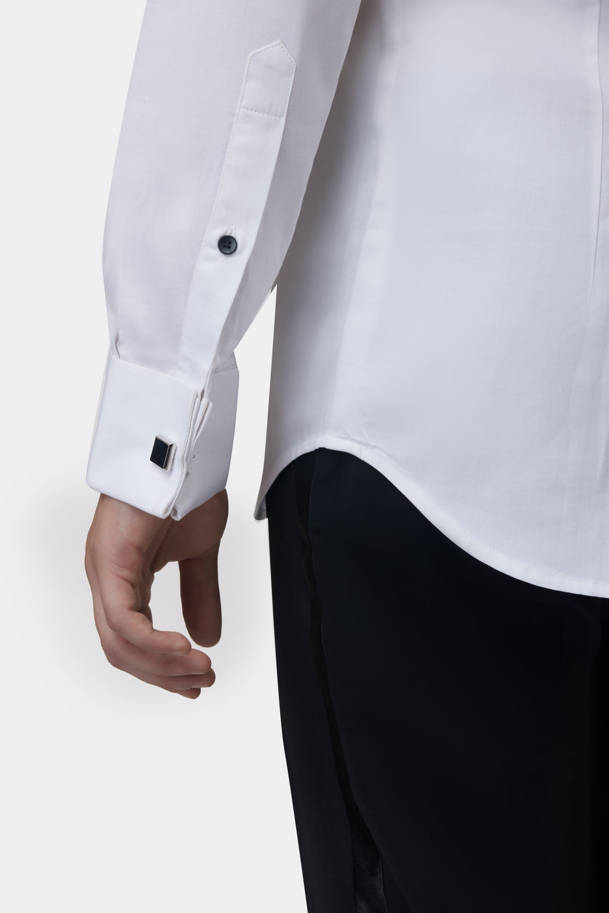White GC Tuxedo Shirt