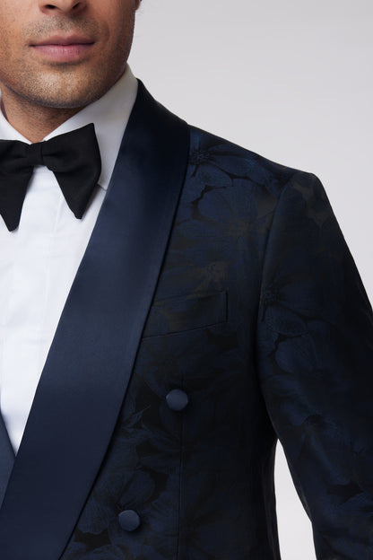 Blue Jacquard GC Tuxedo