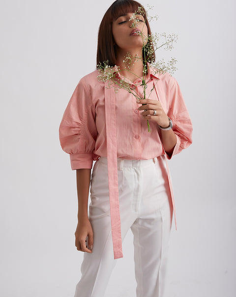 In Bloom Gathered Sleeve Top