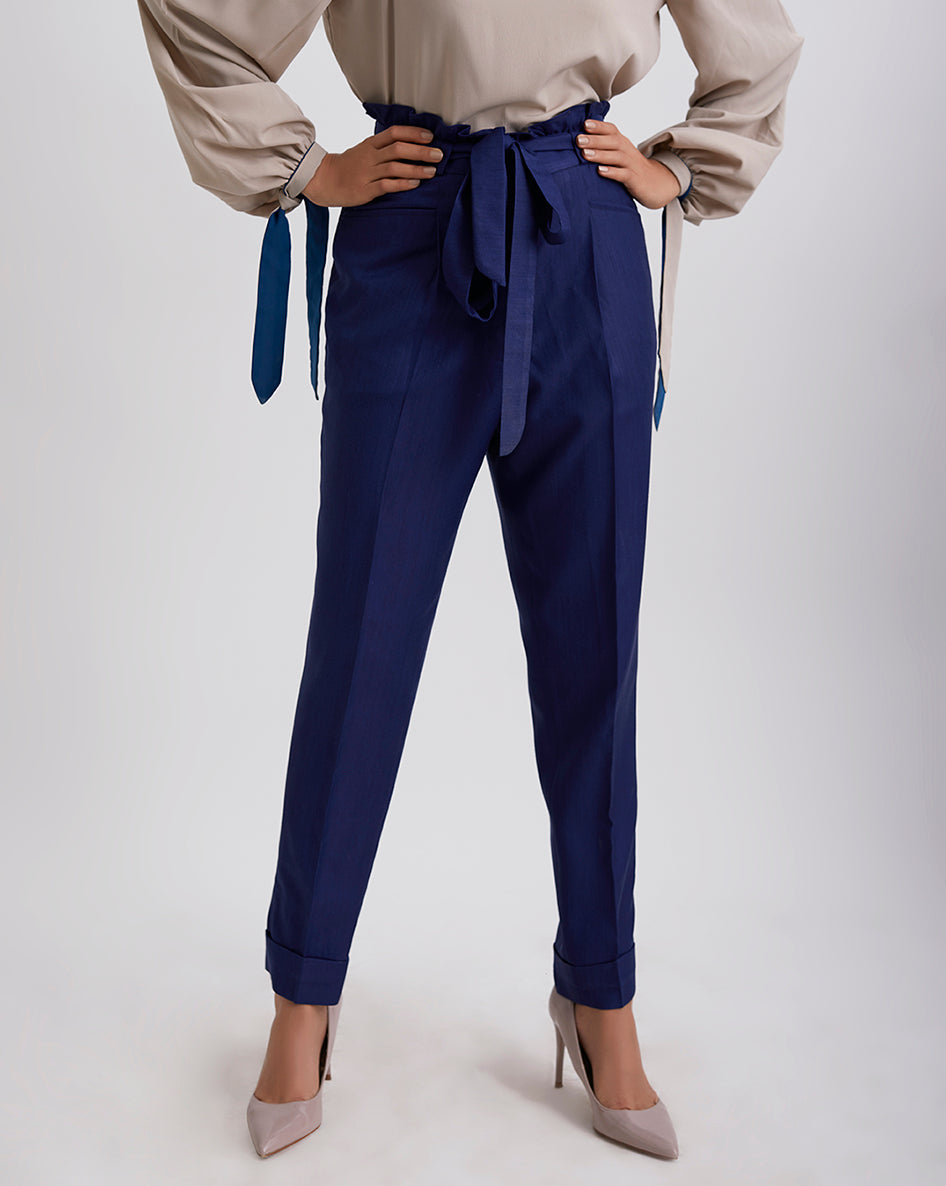 Bouquet Sleeve Tie Up Top