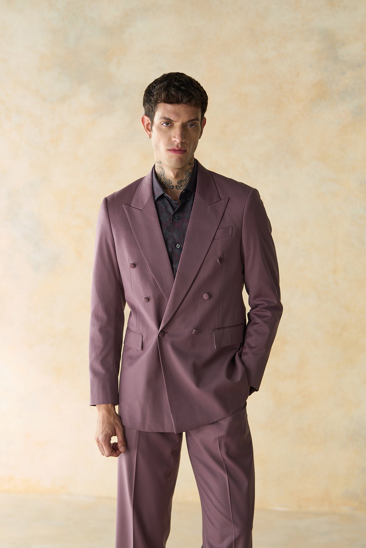 Amethyst Double-Breasted Suit