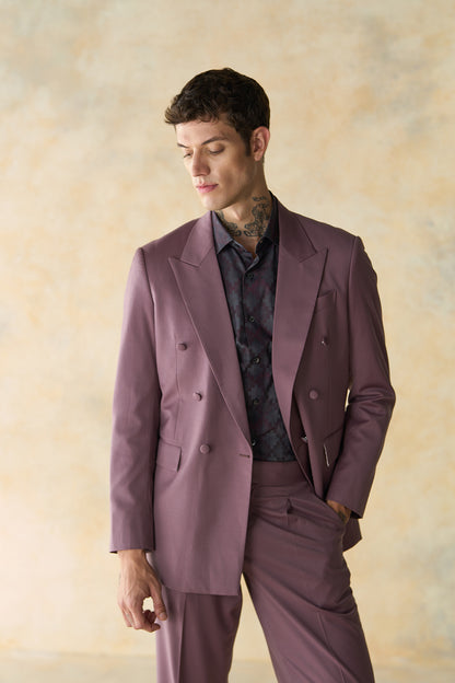 Amethyst Double-Breasted Suit
