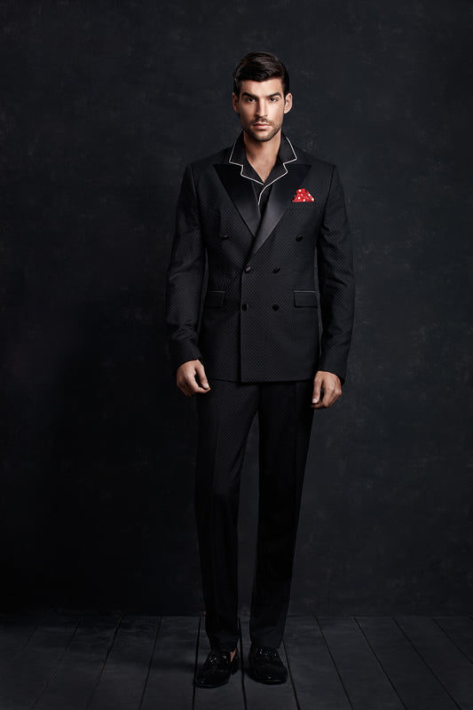 Cut & Sew Double Breasted Suit