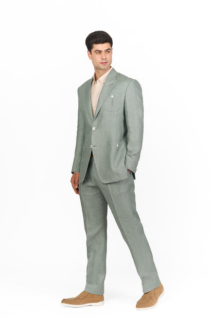 Sage Green Linen Jacket