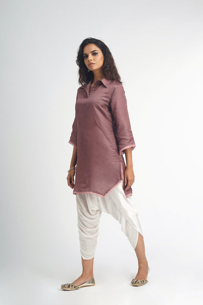 AAJ-MAUVE 2pc KURTA SET