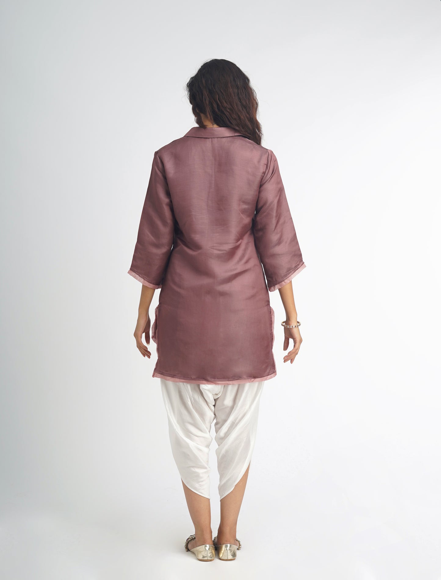 AAJ-MAUVE 2pc KURTA SET