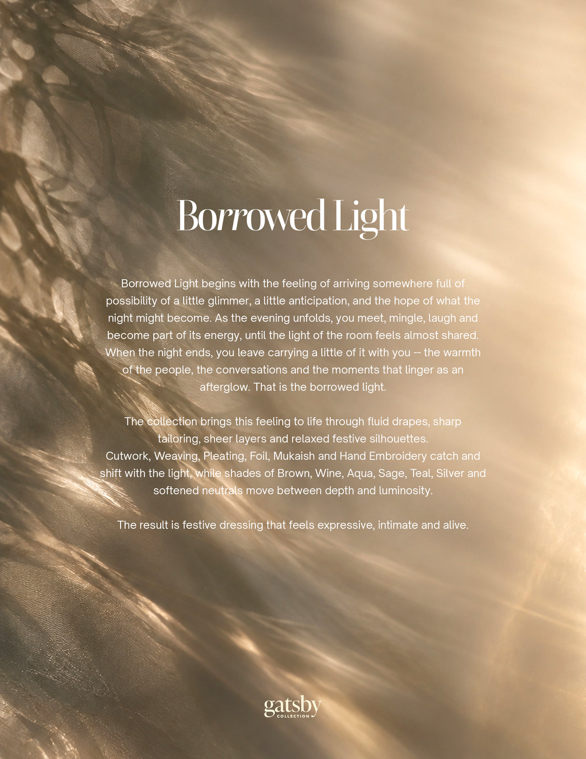 Borrowed Light lookbook 2