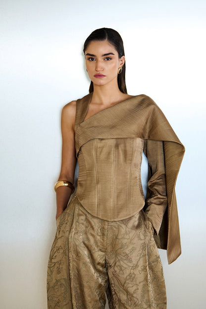 Equinox Draped Corset