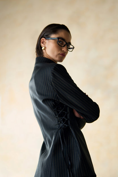 Orbit Pinstripe Suit