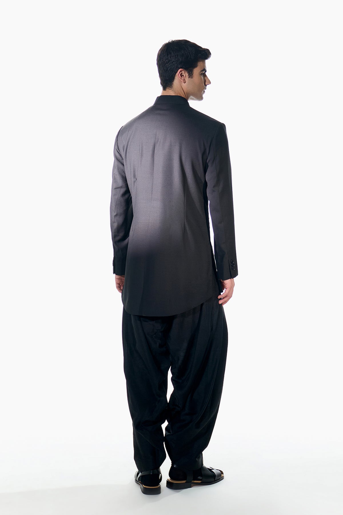 Obsidian Asymmetric Coat