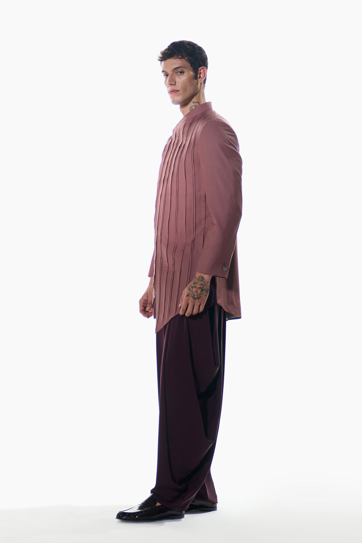 Ember Pintuck Coat