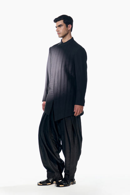 Obsidian Asymmetric Coat