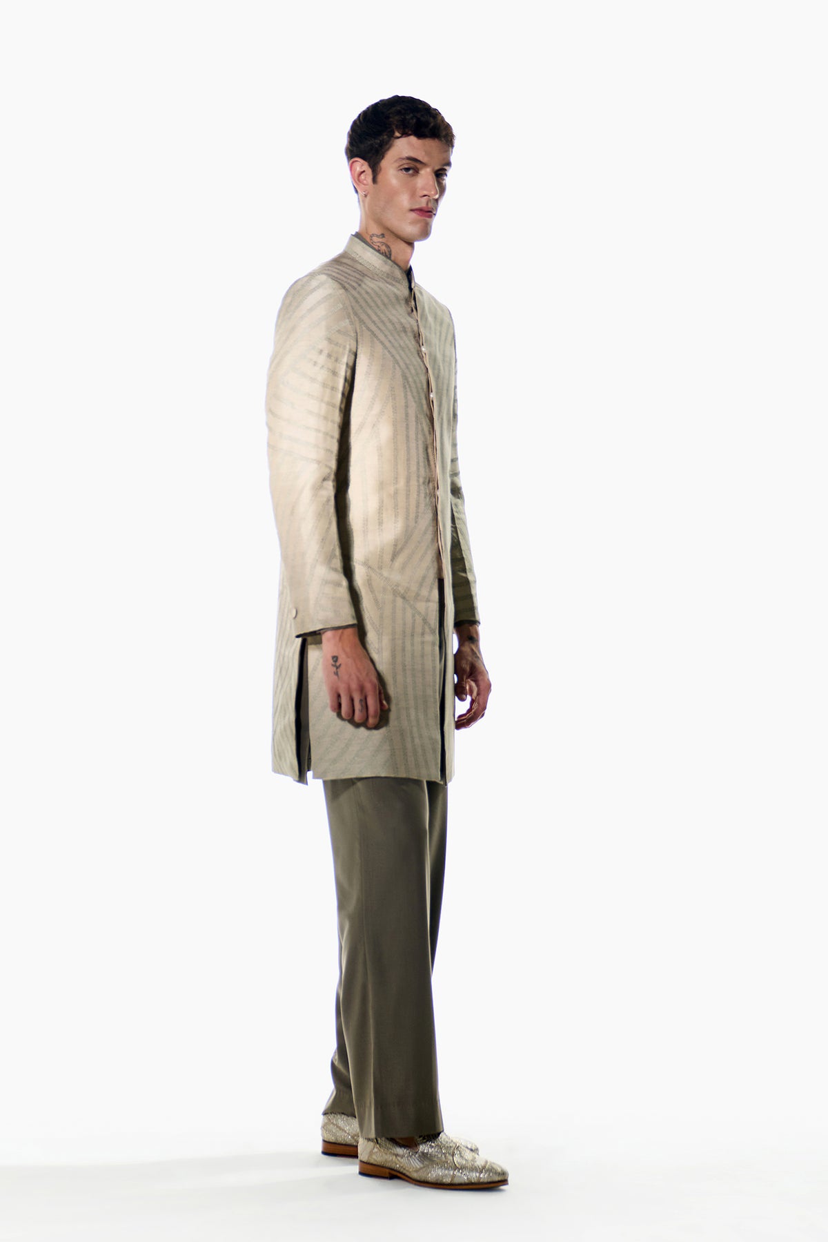 Zenith Scissor-Pleat Trousers