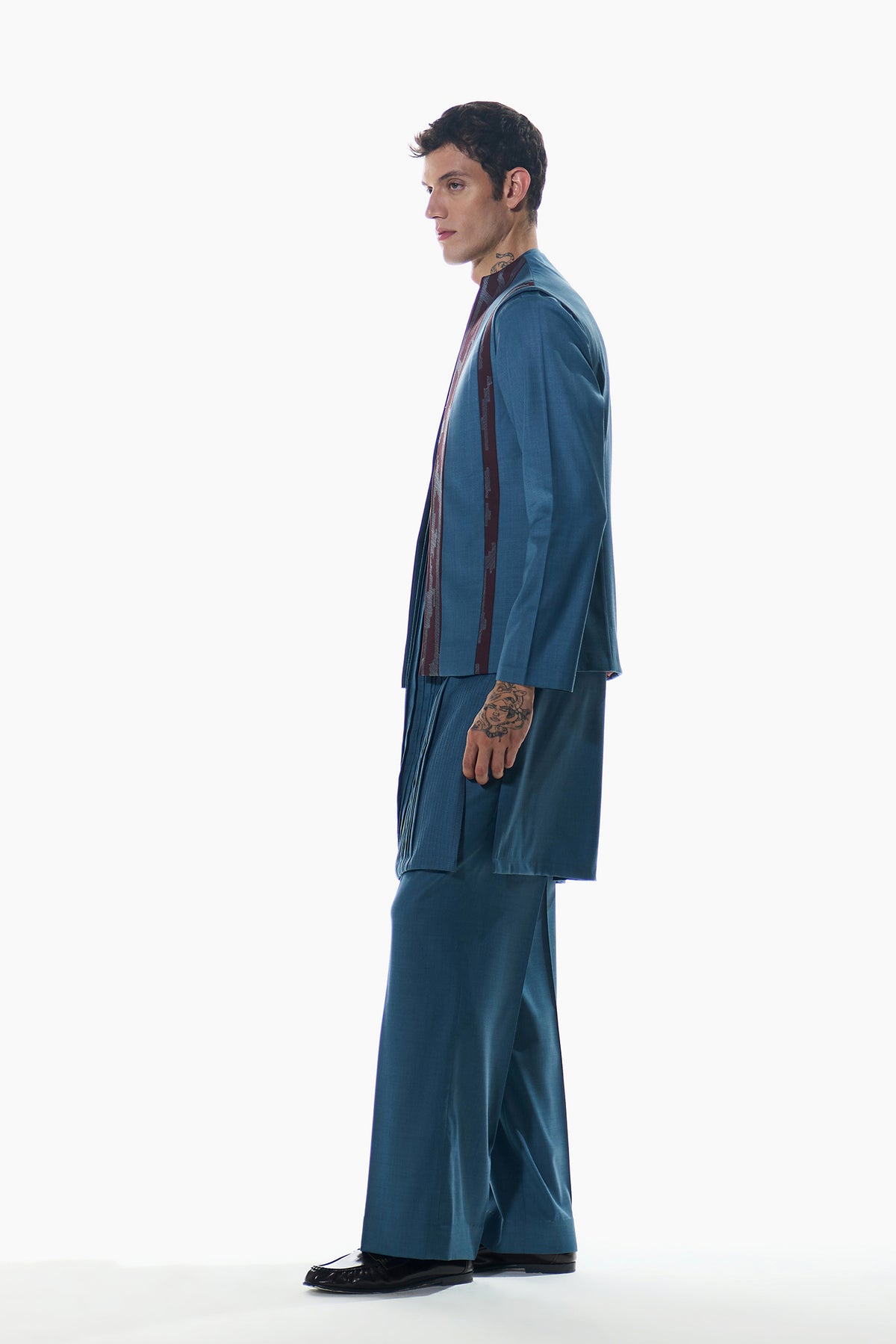 Cobalt Panel Waistcoat