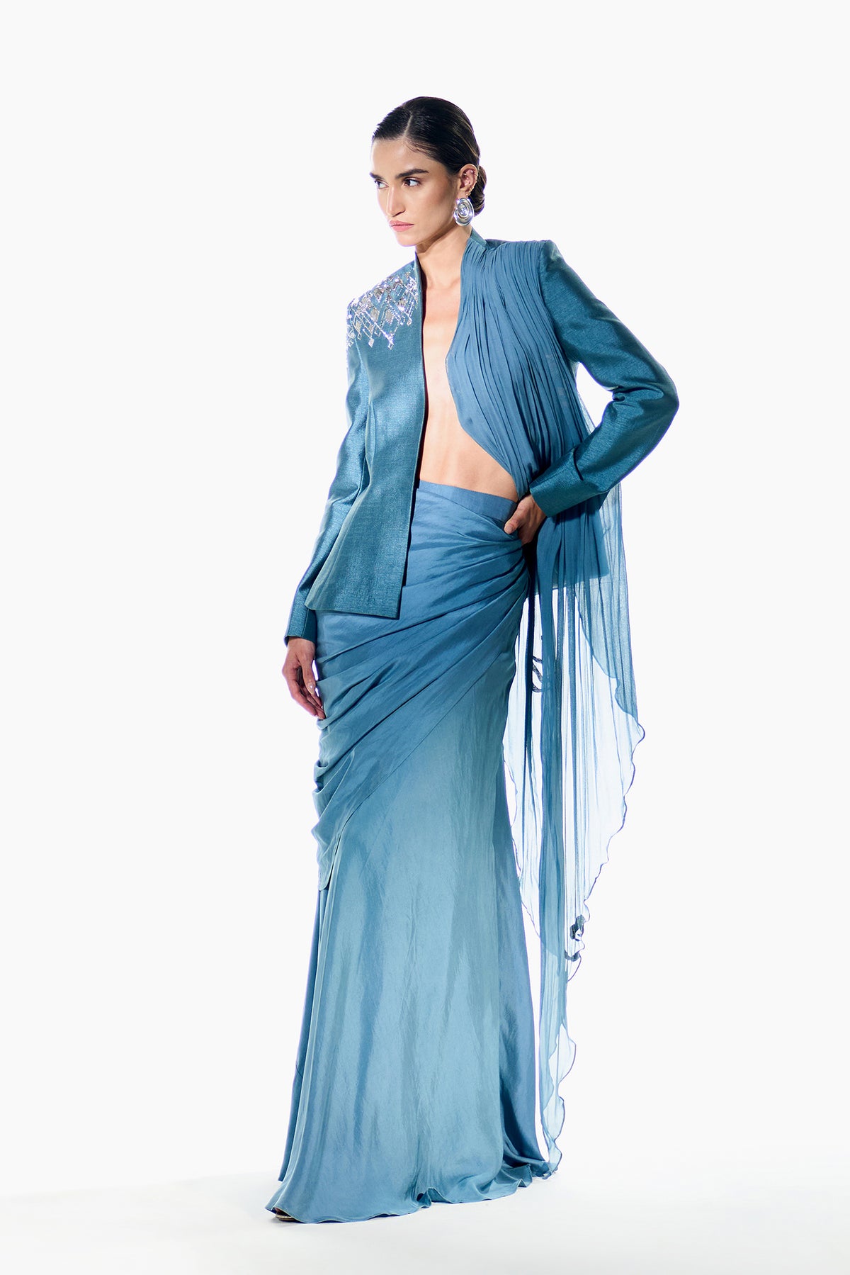 Solstice Draped Blazer