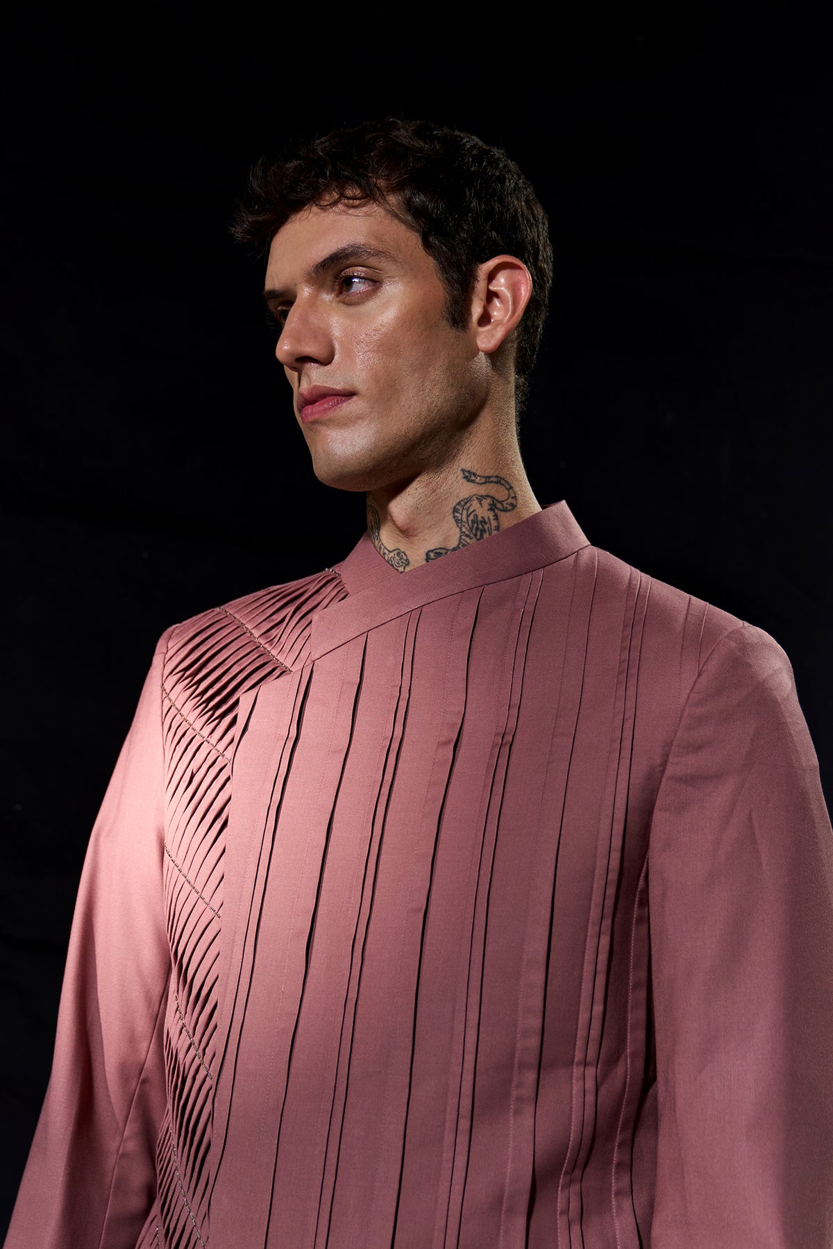 Ember Pintuck Coat