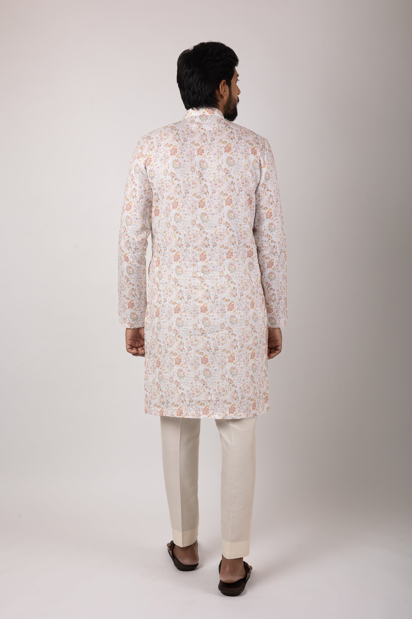 Gatsby Essential Printed Kurta (Pastel)