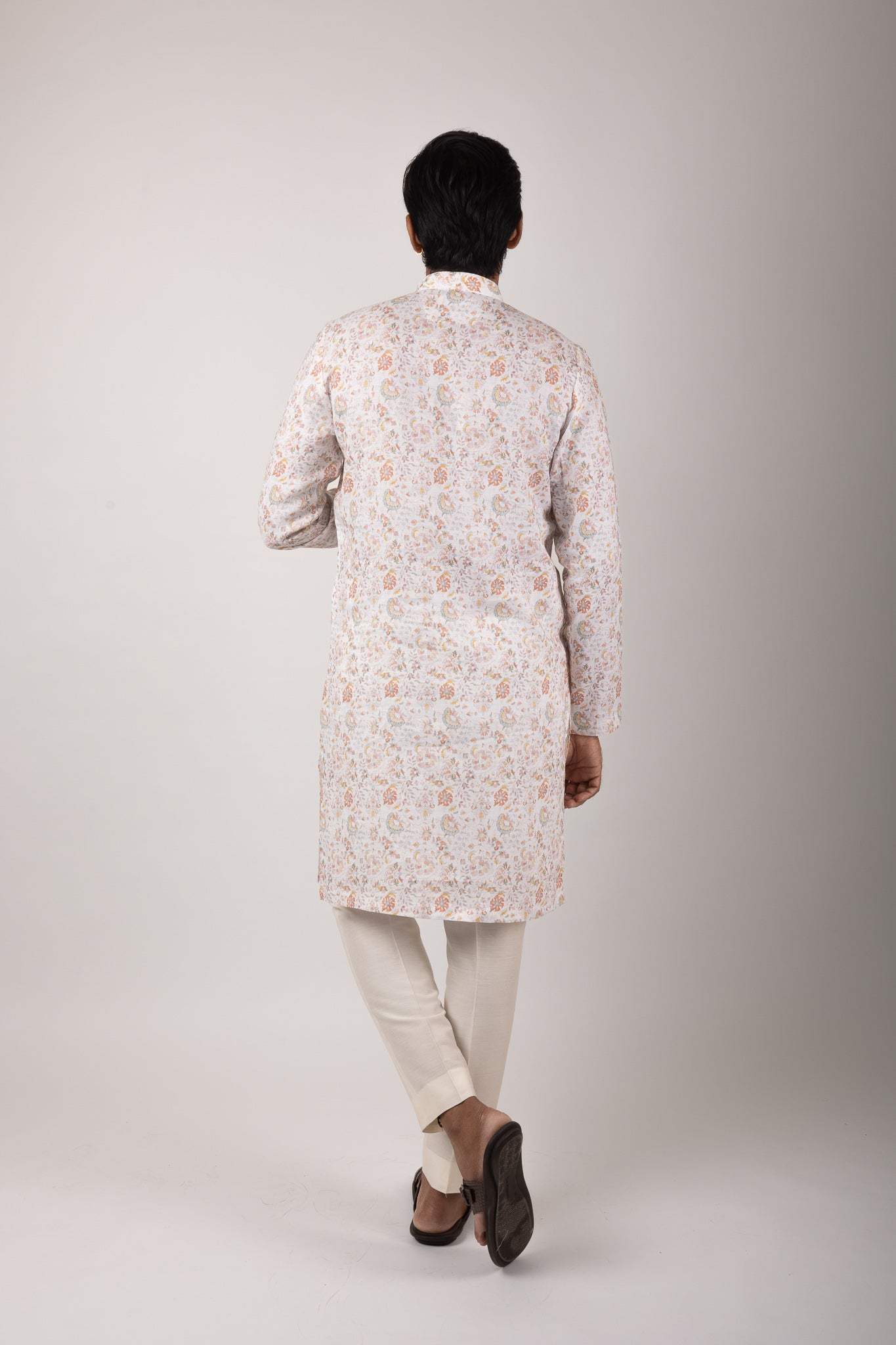 Gatsby Essential Printed Kurta (Pastel)