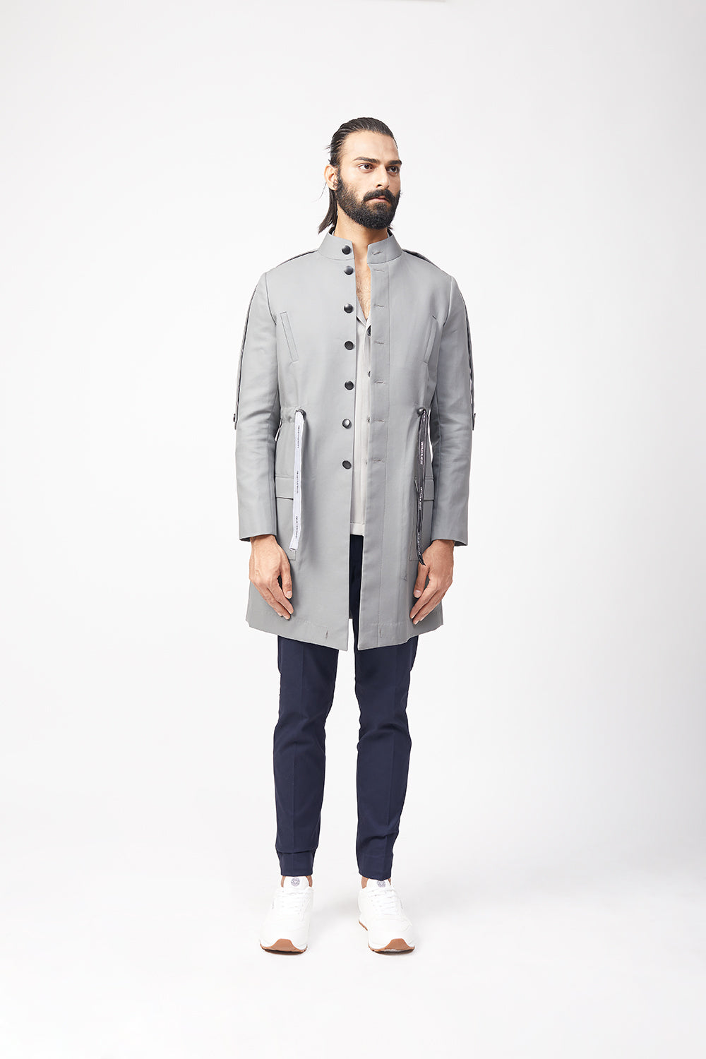 YG IL Short Trench (Grey)
