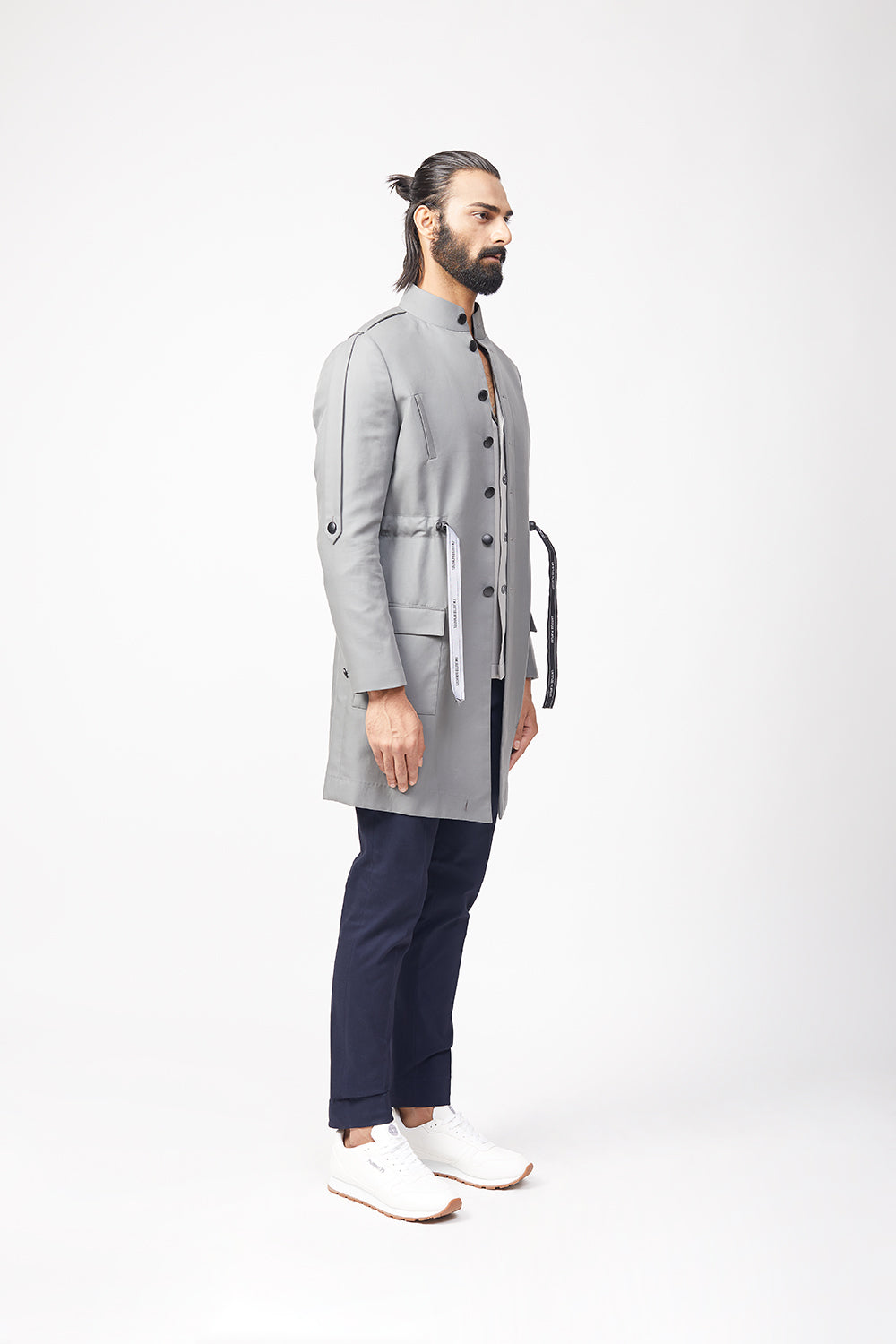 YG IL Short Trench (Grey)