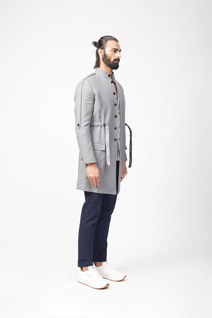 YG IL Short Trench (Grey)