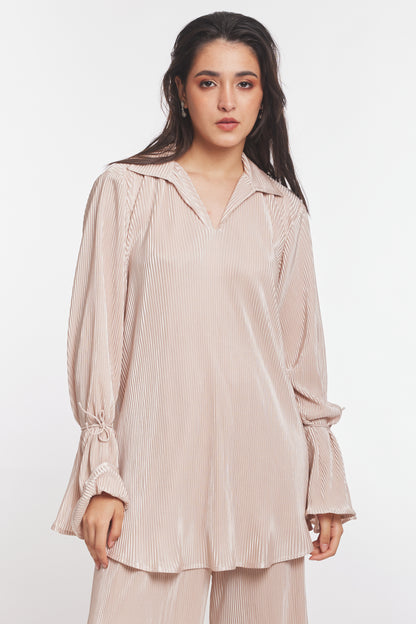 Shimmer Zoe Shirt Dress