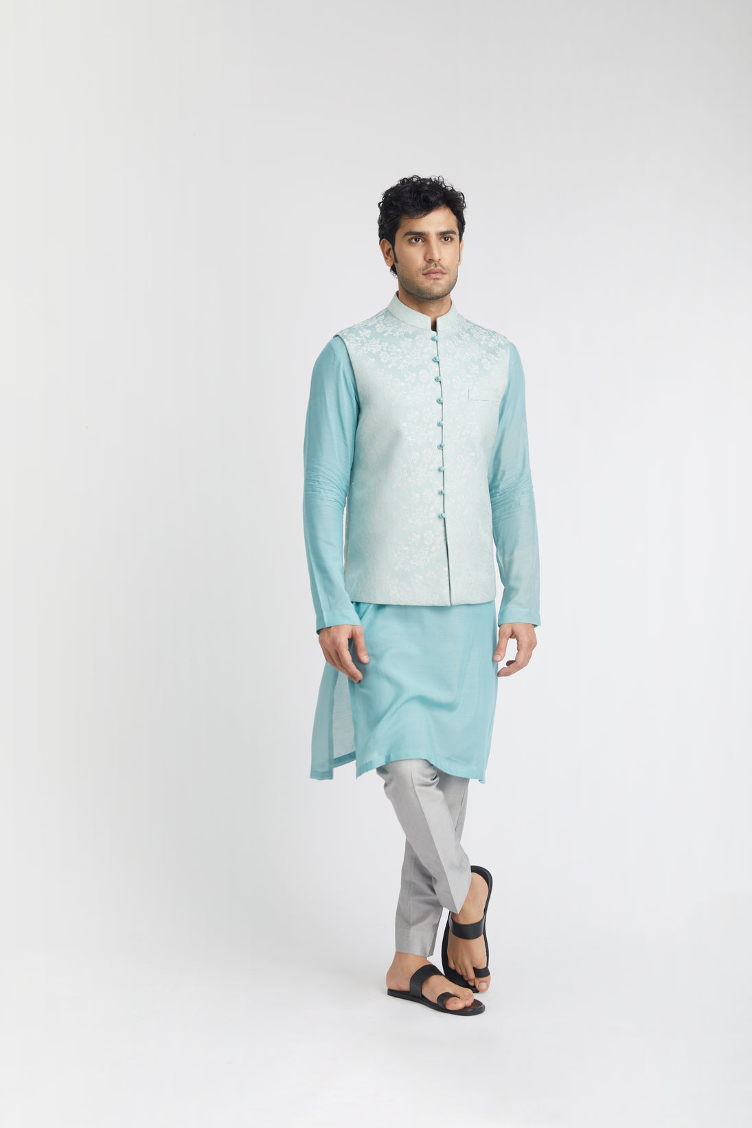 "Fayrouz Light" Bundi (Blue)