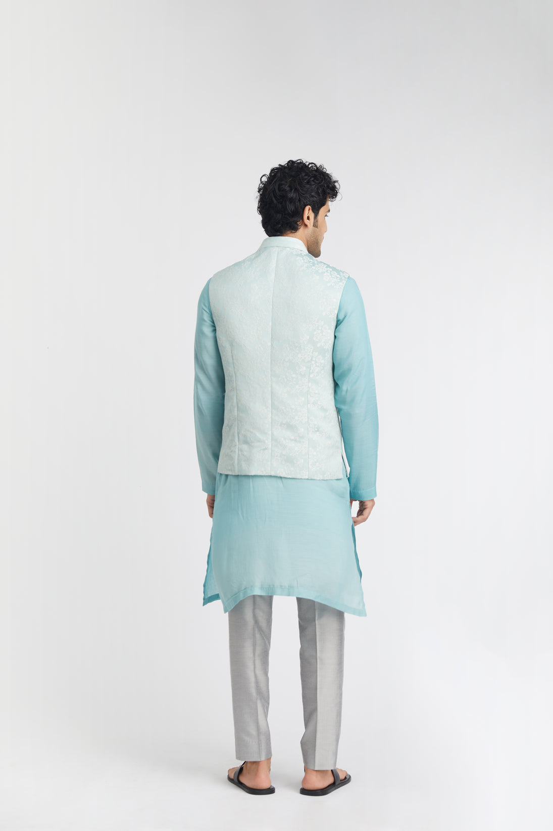 "Fayrouz Light" Bundi (Blue)