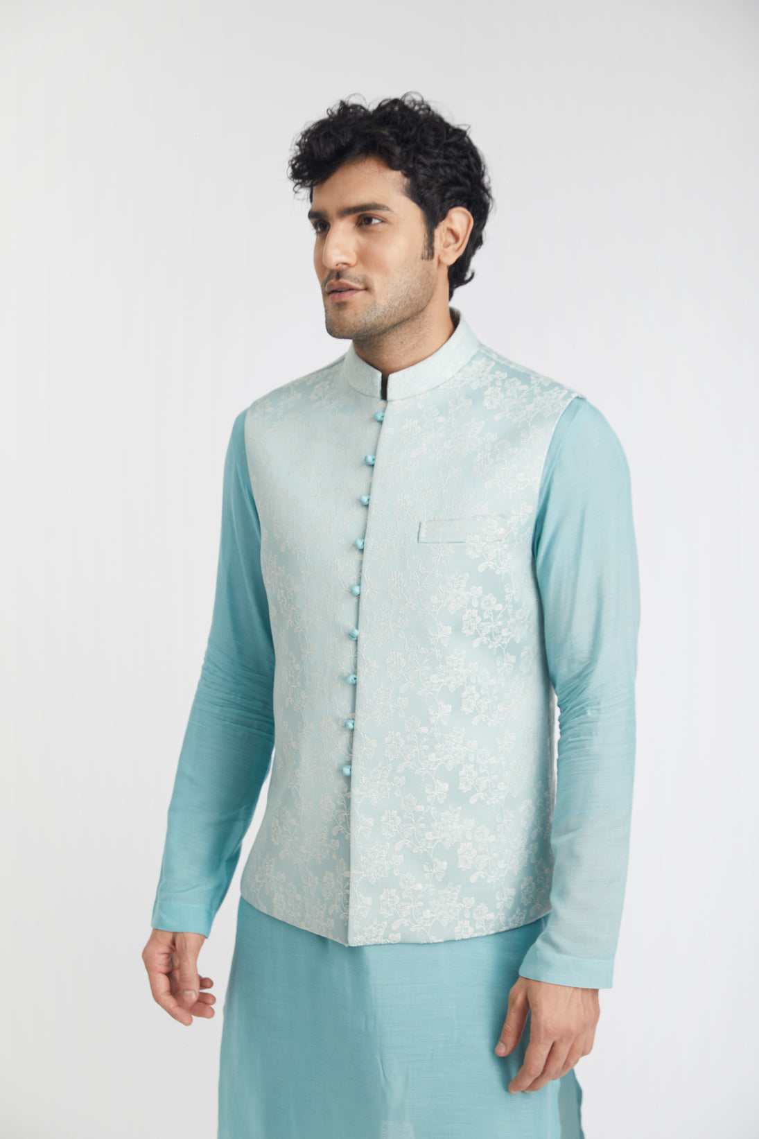 "Fayrouz Light" Bundi (Blue)